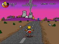 une photo d'Ã©cran de Virtual Bart sur Sega Megadrive